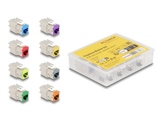 Delock Keystone-Modul - RJ-45 (W) zu LSA (W)