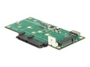 Delock Speicher-Controller - mSATA, M.2 - M.2 Card / SATA 6Gb/s / mSATA - USB 3.1 (Gen 2)