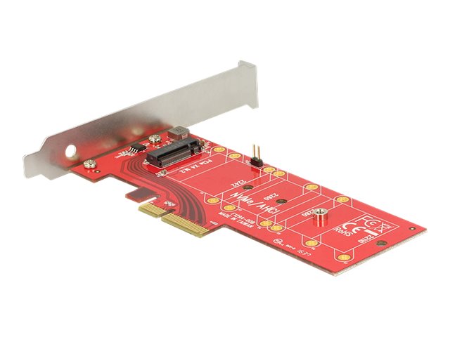 Delock PCI Express x4 Card > 1 x internal NVMe M.2 Key M 110 mm with heat sink