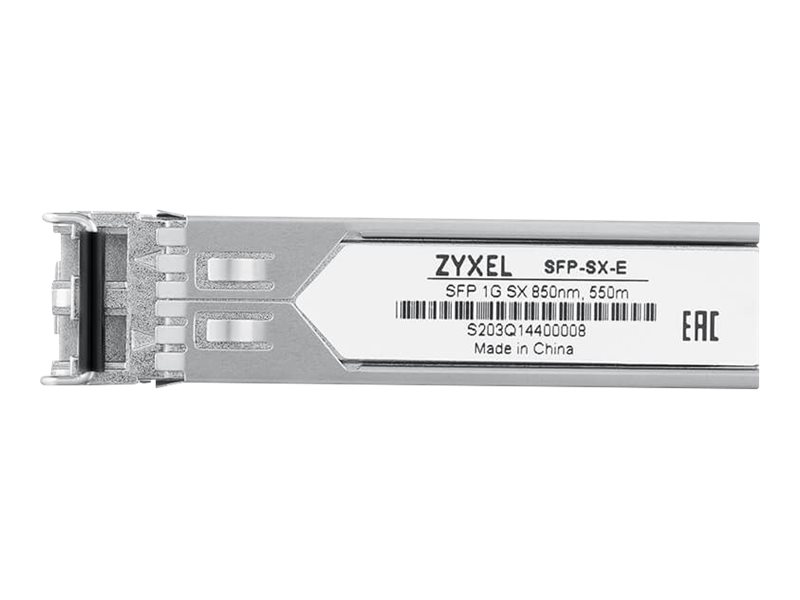 ZyXEL SFP-SX-E - SFP (Mini-GBIC)-Transceiver-Modul - 1GbE - 1000Base-SX - LC Multi-Mode - bis zu 550 m - 850 nm (Packung mit 10)