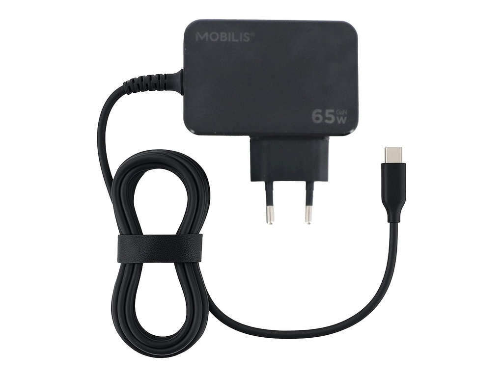 [020015] Mobilis Netzteil - 65 Watt - 3.25 A - PD/PPS, PD, Fast Charge (USB-C)