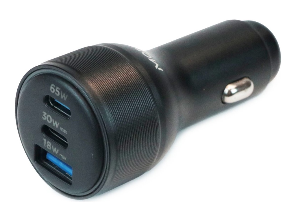 Mobilis Auto-Netzteil - universell - 95 Watt - 3 A (2 x USB-C, USB Typ A)