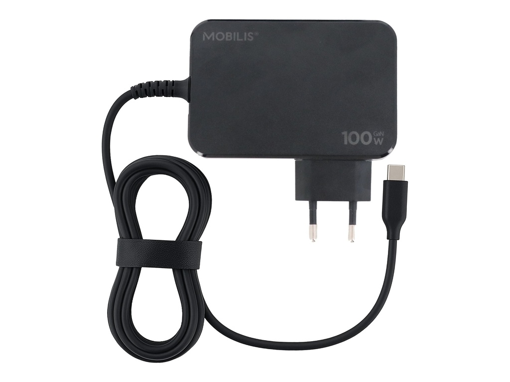 Mobilis Netzteil - GaN - 100 Watt - PD/PPS, PD, Fast Charge (USB-C)