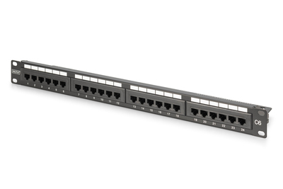 DIGITUS CAT 6, Klasse E Patch Panel, ungeschirmt
