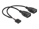 Delock USB-Kabel intern auf extern - USB (W)