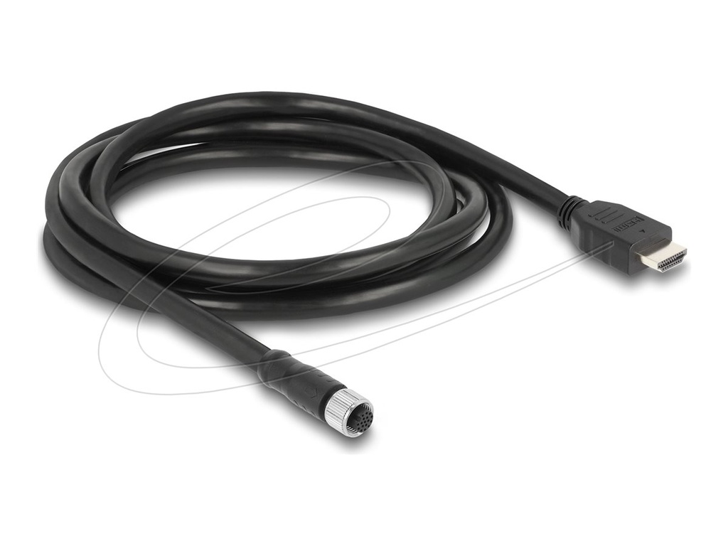 Delock Adapterkabel - 17 pin M12 weiblich zu