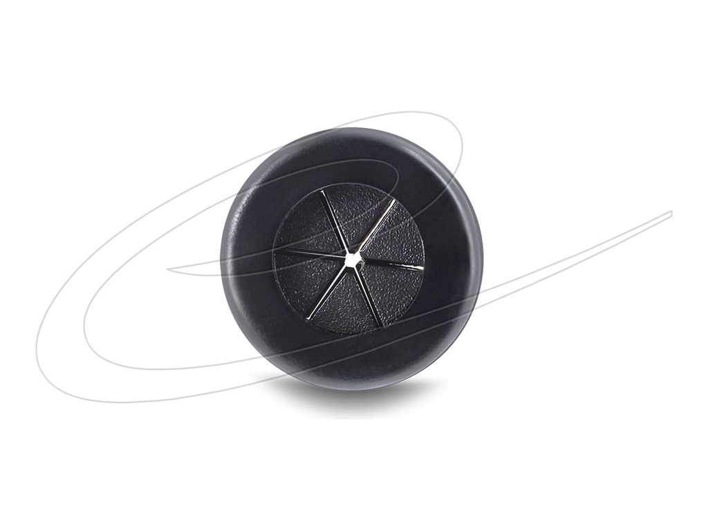 Delock Kabelbuchse - Schwarz (Packung mit 2)