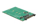 Delock Laufwerksschachtadapter - 2.5" to M.2 (6.4 cm to M.2)