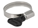 Delock Schlauchschelle - geeignet für 25 - 40 mm Schlauch - Schwarz (Packung mit 10)