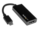 StarTech.com USB C to HDMI Adapter - USB 3.1 Type C Converter - 4K 30Hz UHD - Videoadapter - 24 pin USB-C männlich zu HDMI weiblich - 14.7 cm - Schwarz - unterstützt 4K 30 Hz (3840 x 2160)