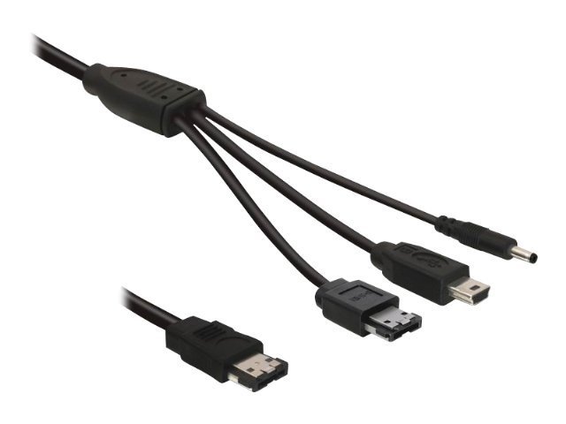 Delock Power Over eSATA-Kabel - Serial ATA 150/300 - 11-poliger USB/eSATA (5 V)