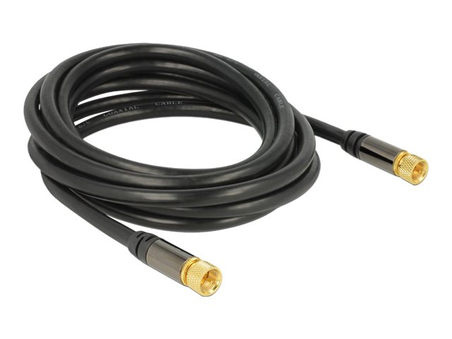 Delock Antennenkabel - F-Stecker männlich zu