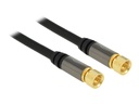 Delock HF-Kabel - F-Stecker männlich zu F-Stecker