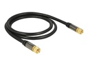Delock Antennenkabel - F-Stecker männlich zu