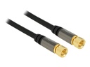 Delock HF-Kabel - F-Stecker männlich zu F-Stecker