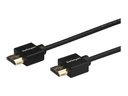 StarTech.com 2 m HDMI 2.0 Kabel, 4K 60Hz Premium zertifiziertes Hochgeschwindigkeits HDMI Kabel mit Ethernet, Ultra HD HDMI Kabel, Kabel für Fernsehgerät/Monitor/Laptop/PC, HDMI auf HDMI (HDMM2MLP)