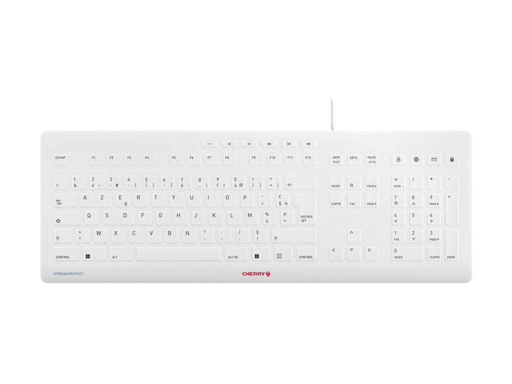 Cherry STREAM KEYBOARD - Tastatur - desifizierbare Hygienetastatur