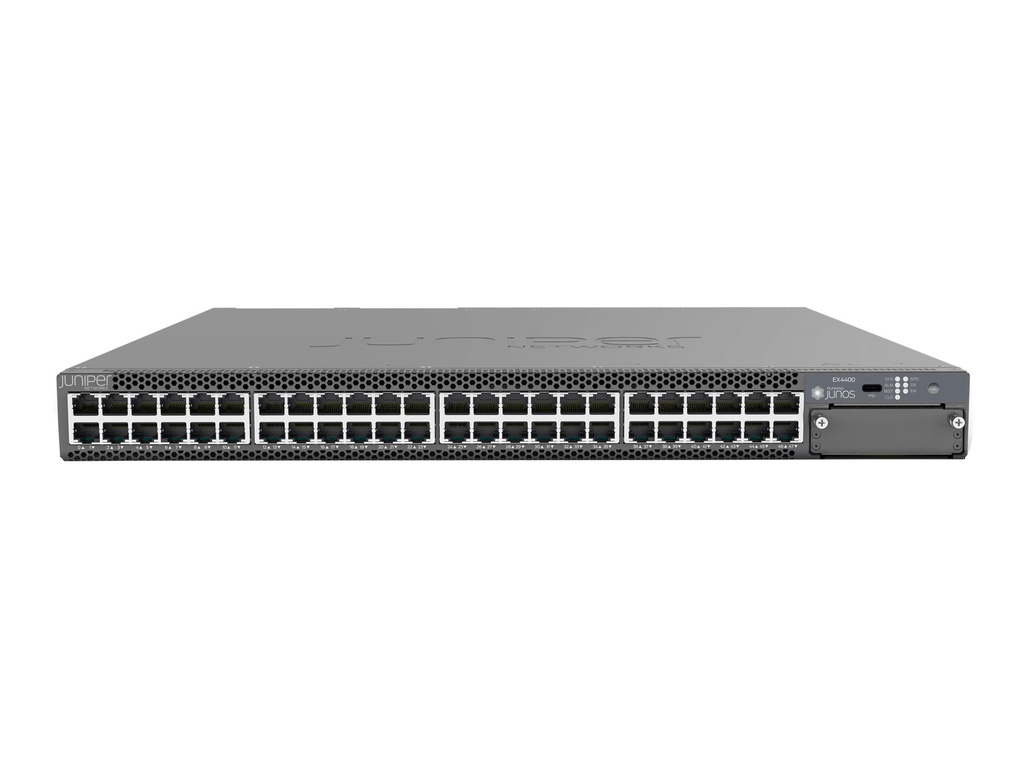 Juniper EX Series EX4400-24T - Switch - L3 - managed - 24 x 10/100/1000 + 2 x 100 Gigabit (Uplink / Stacking)