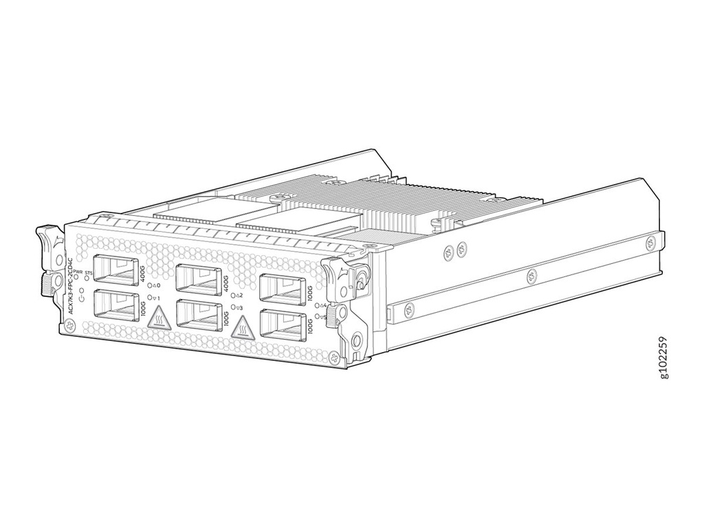 Juniper ACX Series 7300-2CD4C - Linecard-Erweiterungsmodul
