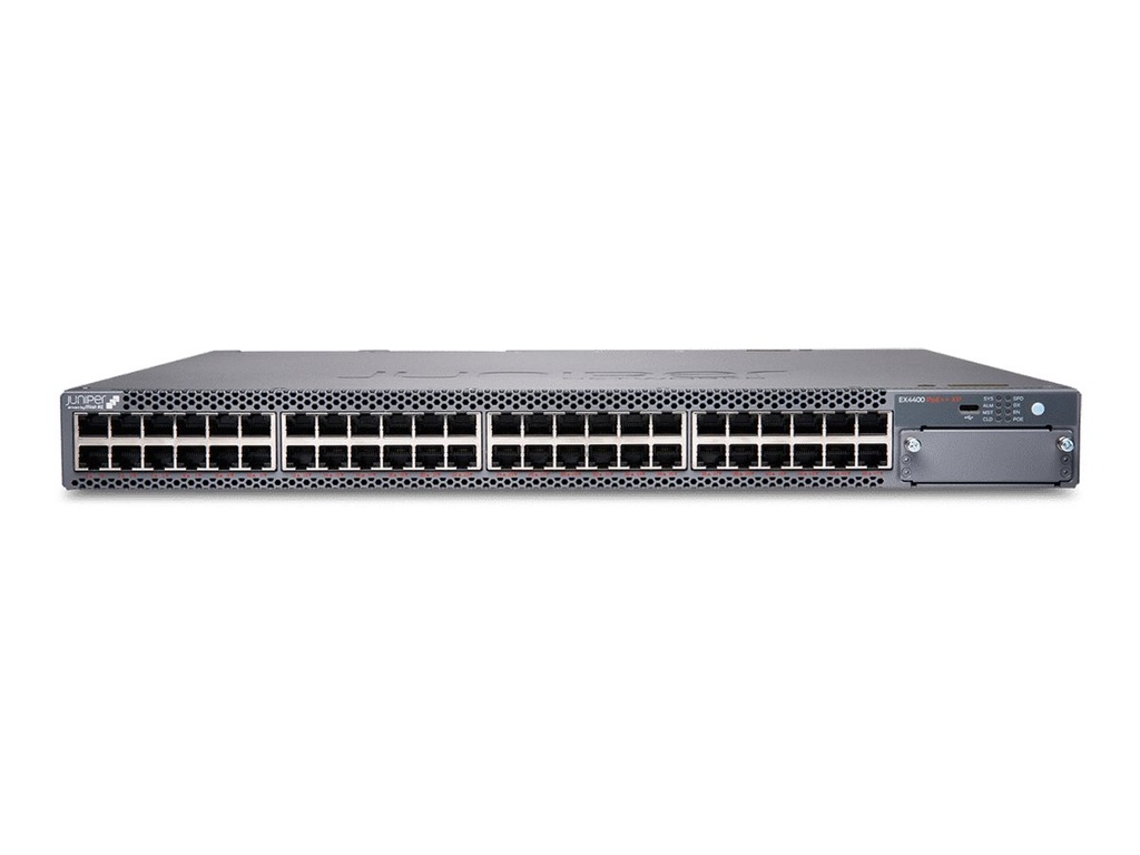 Juniper EX Series EX4400-48XP - Switch - L3 - managed - 48 x 10/100/1000 + 4 x 100 Gigabit (Uplink / Stacking)