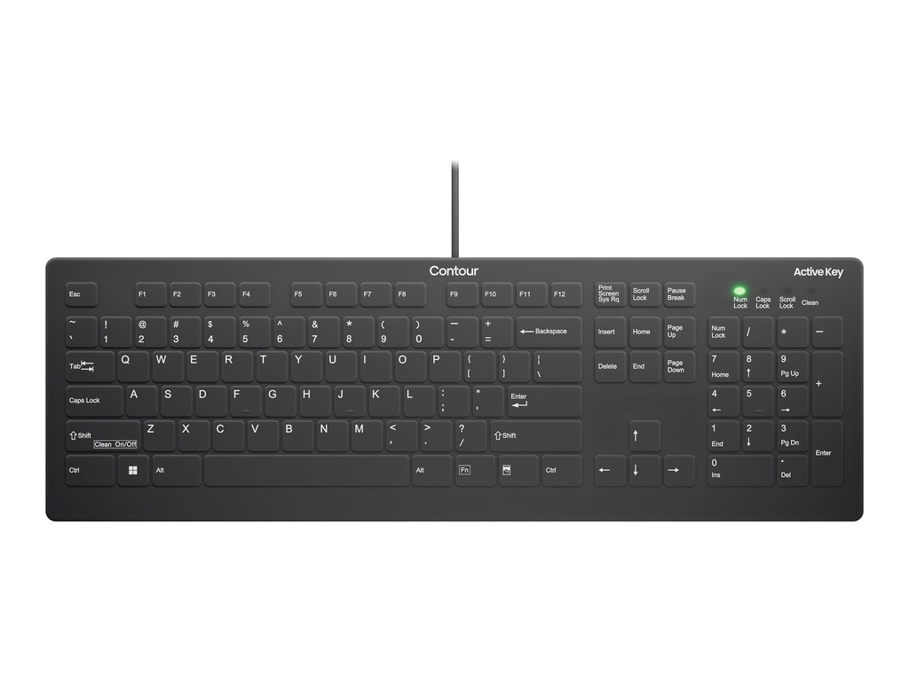 Cherry Contour Active Key QuickClean AK-C8112 - Tastatur