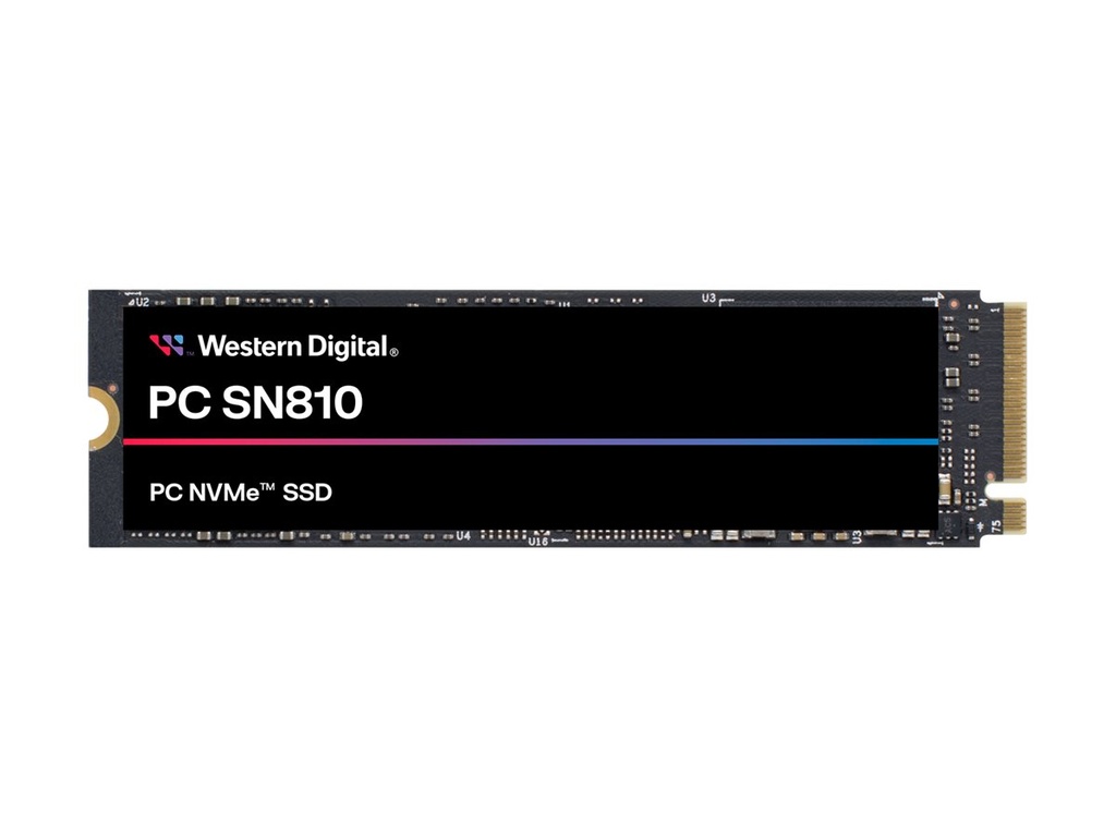 WD PC SN810 NVMe SSD SDCPNRY-512G - SSD - 512 GB - intern - M.2 2242 - PCIe 4.0 (NVMe)