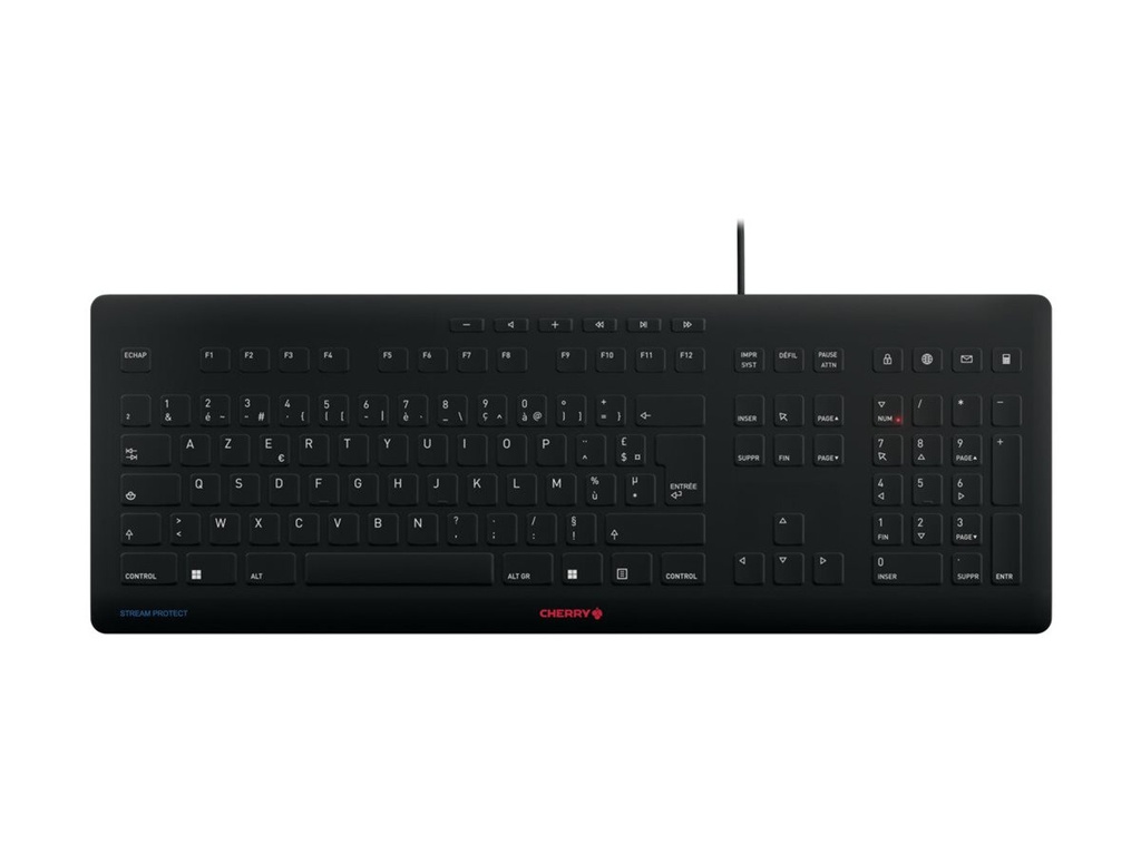 Cherry STREAM KEYBOARD - Tastatur - USB - Französisch