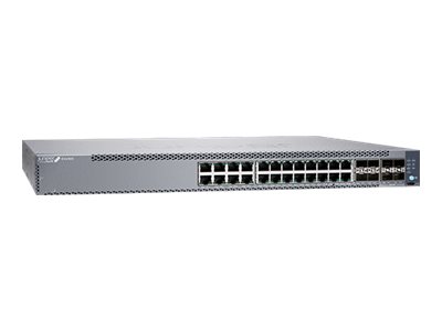 Juniper EX Series EX4100-24T - Switch - L3 - managed - 24 x 10/100/1000Base-T + 4 x 10 Gigabit (Uplink)
