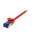 Synergy 21 Patchkabel RJ45 CAT6A 500Mhz rot U/FTP slimline rund d TPE Superflex - Kabel - Digital/Daten