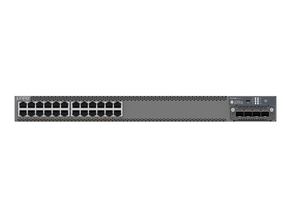Juniper EX Series EX4400-24P - Switch - L3 - managed - 24 x 10/100/1000 (PoE++)