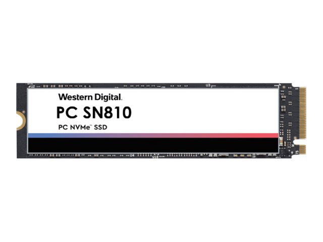 WD PC SN810 NVMe SSD SDCQNRZ-2T00 - SSD - 2 TB - intern - M.2 2242 - PCIe 4.0 (NVMe)