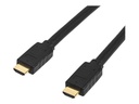 StarTech.com 15m(50ft) HDMI 2.0 Cable, 4K 60Hz Active HDMI Cable, CL2 Rated for In Wall Installation, Long Durable High Speed Ultra-HD HDMI Cable, HDR 10, 18Gbps, Male to Male Cord, Black - Al-Mylar EMI Shielding (HD2MM15MA)