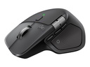 Logitech MX Master 4 for Mac - Maus - 8 Tasten - kabellos - Bluetooth, 2.4 GHz - kabelloser Empfänger (USB)
