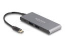 Delock Hub - 10 Gbps - 2 x USB 3.2 Gen 2 +
