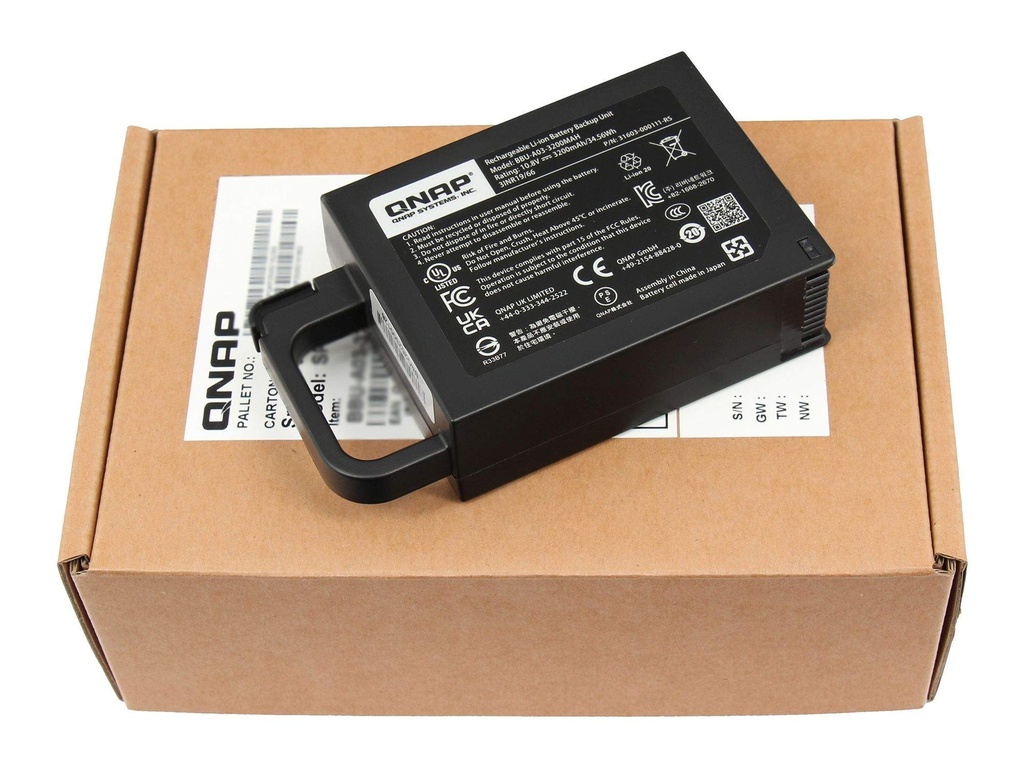 QNAP BBU-A03-3200MAH - Notfallbatterie - 3200