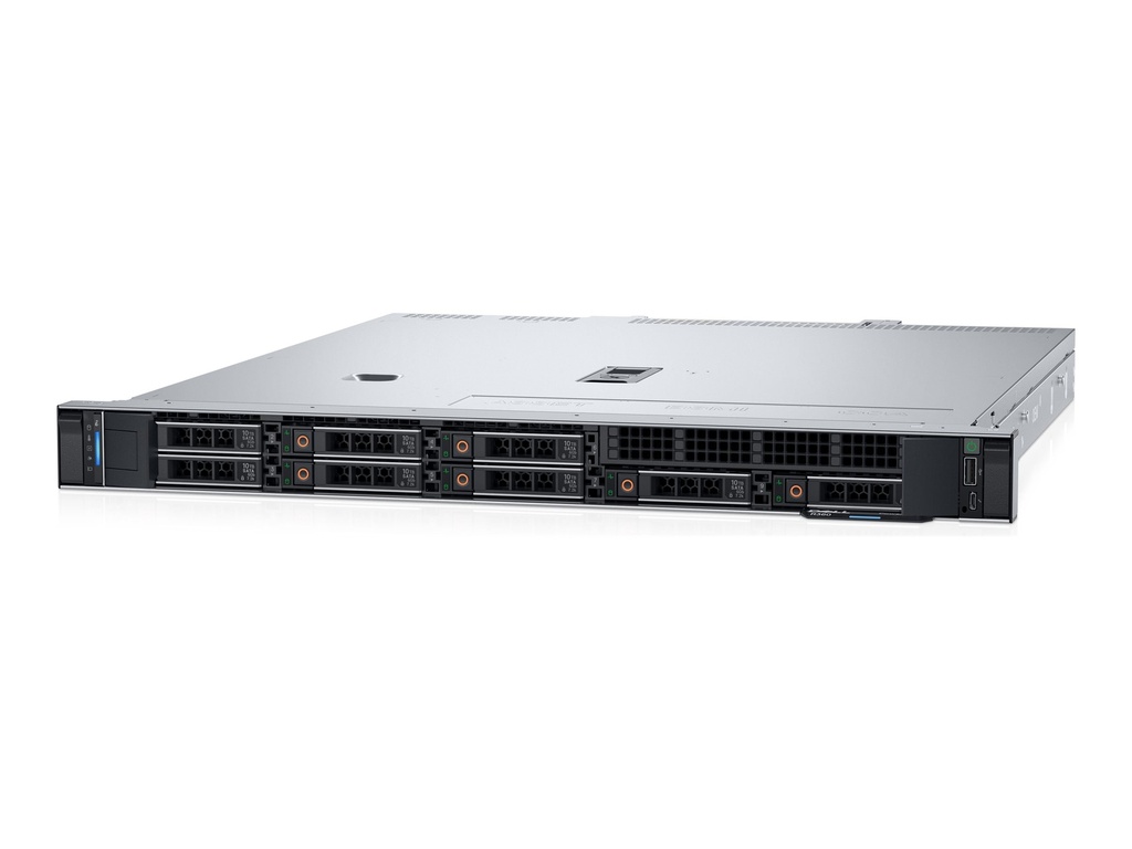 Dell PowerEdge R360 - Server - Rack-Montage - 1U - 1-Weg - 1 x Xeon 6357P / 3 GHz - RAM 32 GB - SAS - Hot-Swap 6.4 cm (2.5")
