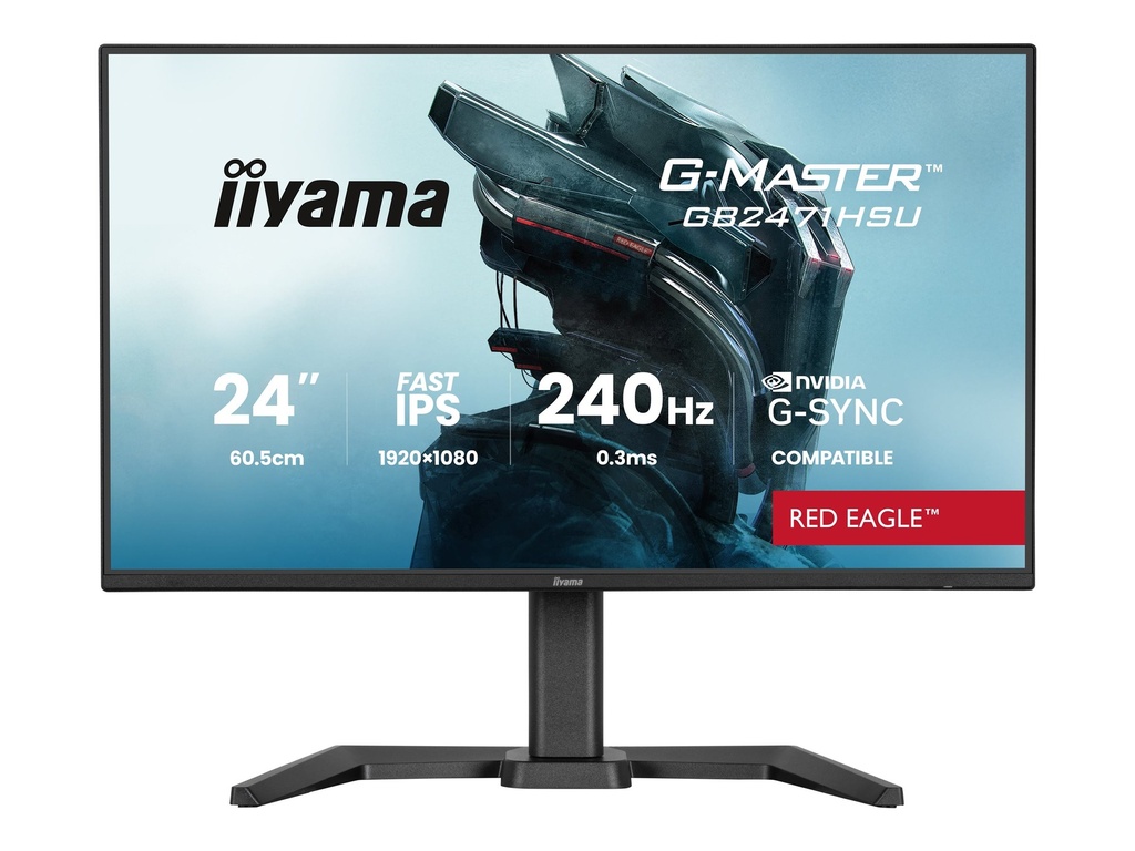 [GB2471HSU-B1] Iiyama G-MASTER Red Eagle GB2471HSU-B1 - LED-Monitor - Gaming - 60.5 cm (24")