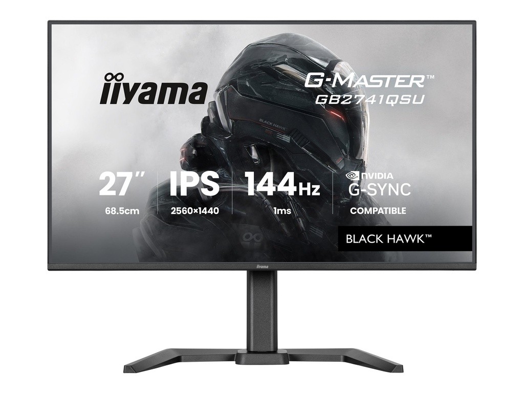 Iiyama G-MASTER Black Hawk GB2741QSU-B1 - LED-Monitor - Gaming - 68.6 cm (27")
