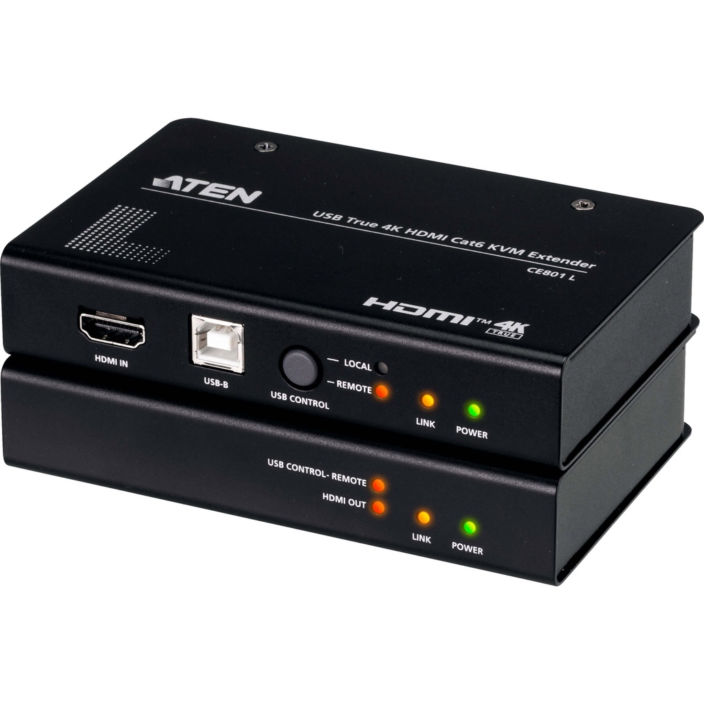 ATEN CE801 KVM Cat.6 Konsolen-Extender USB HDMI True 4K bei 70m