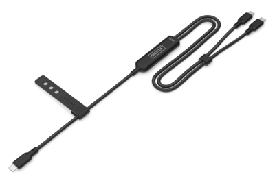 DIGITUS USB-C 2in1 Ladekabel, 140W, 1,8m