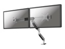 Neomounts NM-D725DX - Befestigungskit - Voll beweglich - für 2 LCD-Displays - Silber - Bildschirmgröße: 25.4-68.6 cm (10"-27")