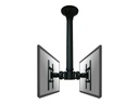 Neomounts FPMA-C200D - Halterung - Voll beweglich - für 2 LCD-Displays - Schwarz - Bildschirmgröße: 25.4-102 cm (10"-40")