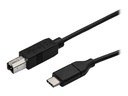 StarTech.com StarTech USB C to USB B Printer Cable - 1.6 ft / 0.5m - USB C Printer Cable - USB C to USB B Cable - USB Type C to Type B (USB2CB50CM)