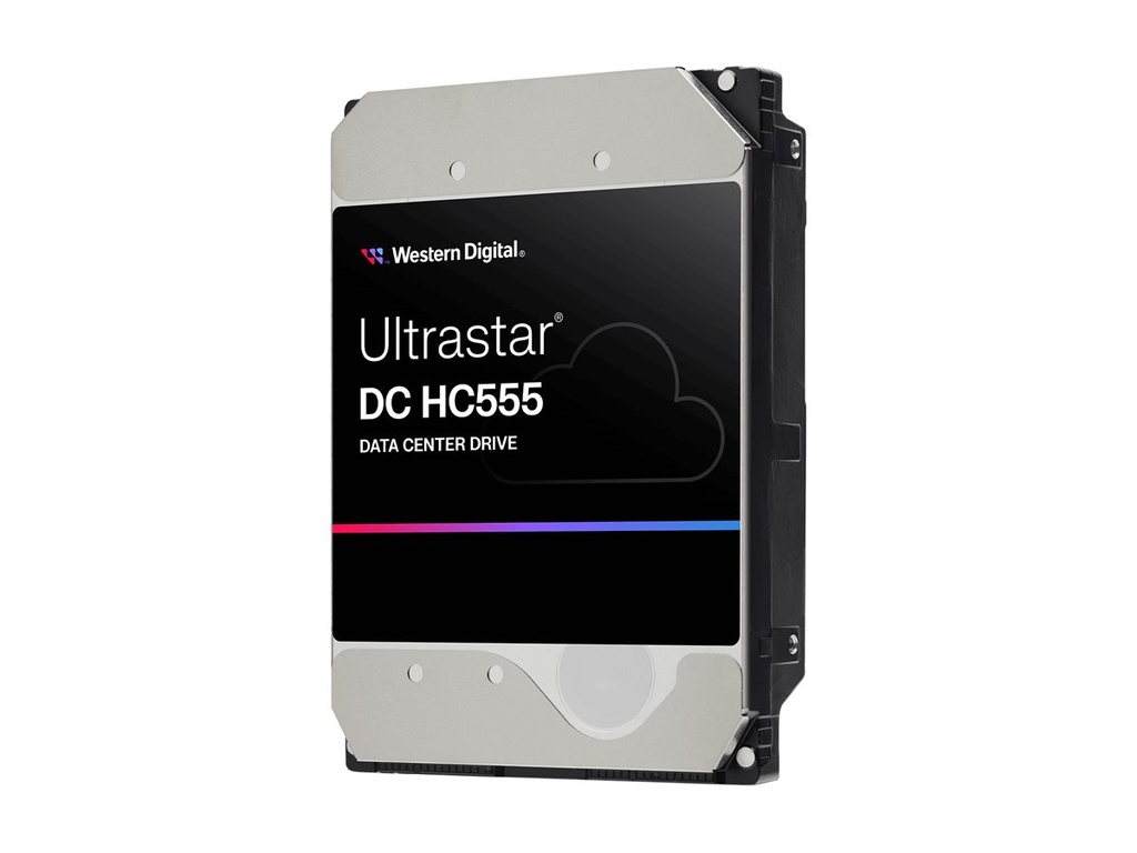 WD Ultrastar DC HC555 - Festplatte - Rechenzentrum - verschlüsselt - 12 TB - intern - 3.5" (8.9 cm)
