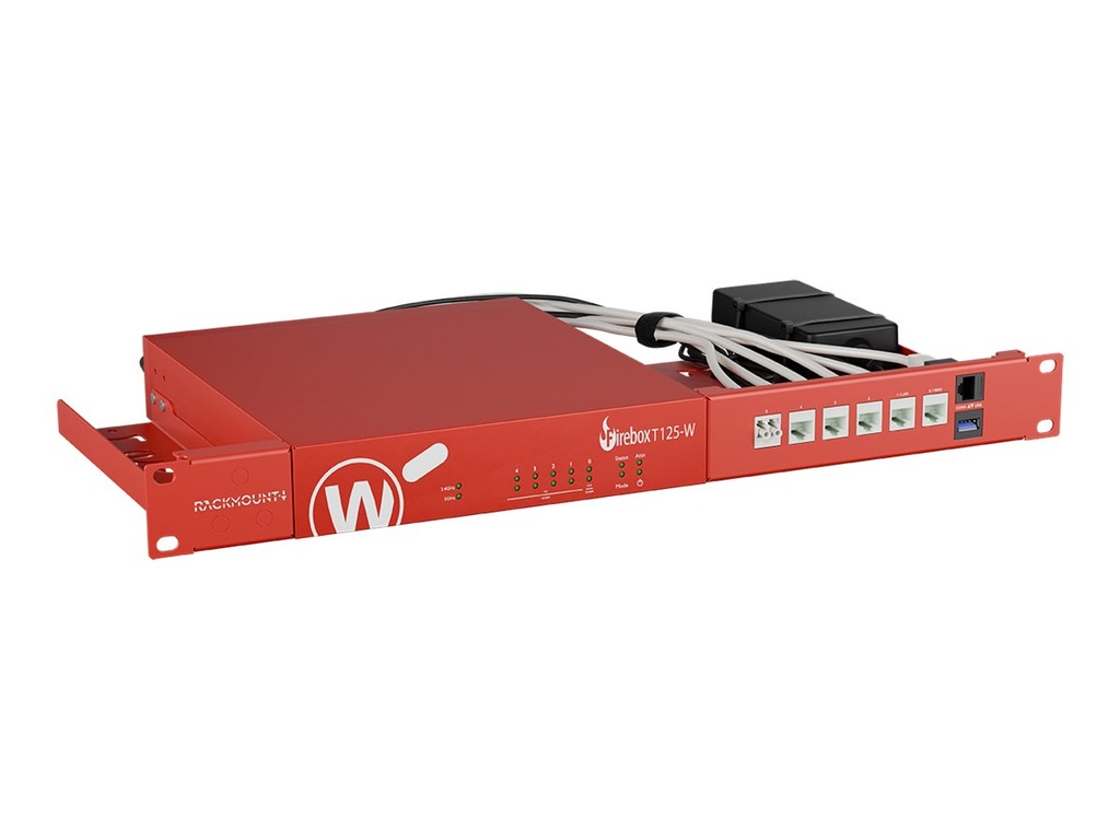 Rackmount.IT Montagesatz für Netzwerkgeräte - Rack montierbar - WatchGuard Red - 1U - 48.3 cm (19")