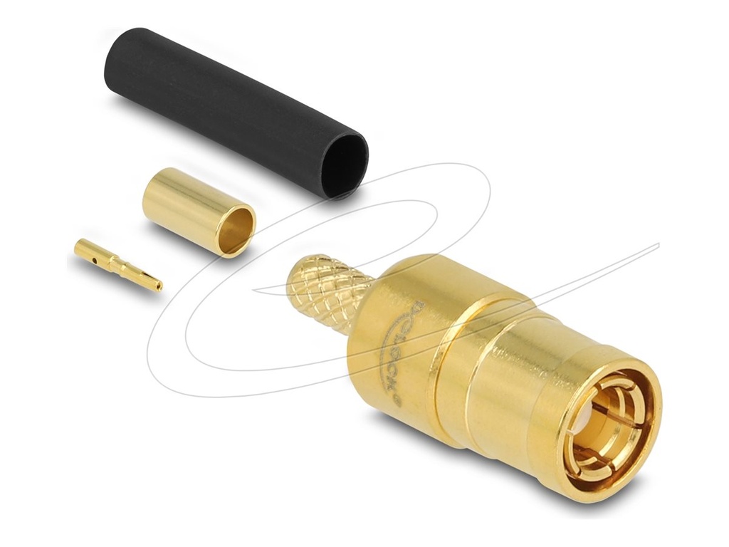 Delock Antennenanschluss - SMB (M) quetschen