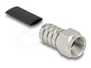 Delock Antennenanschluss - F-Stecker (M) quetschen