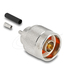 Delock N Stecker zum Crimpen RG-174 RG-316mit passendem Schrumpfschlauch