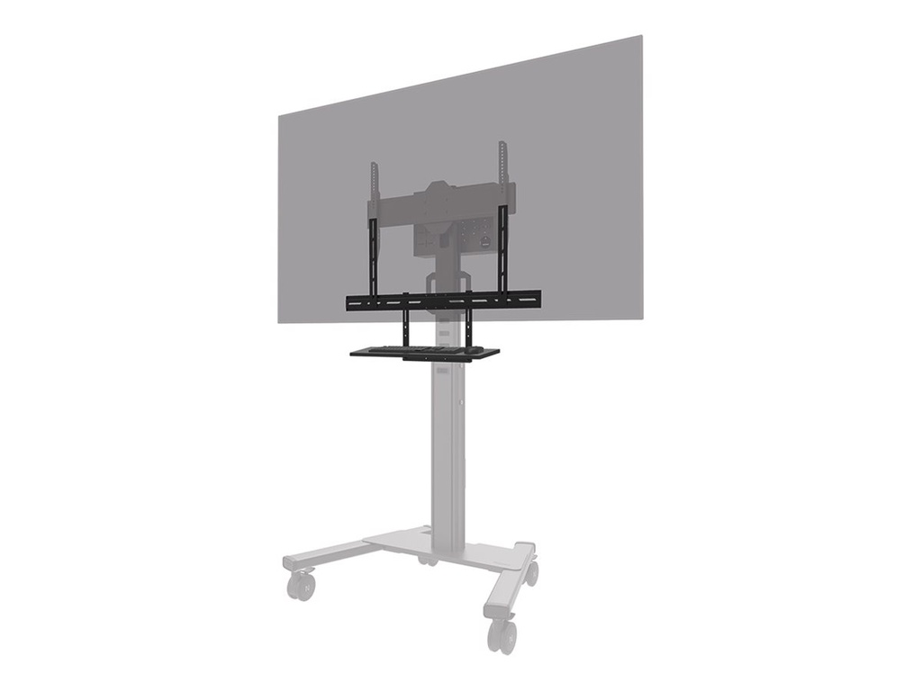 Neomounts AV40-500BL - Befestigungskit (Montageklammer, Tastaturablage) - für Tastatur und Maus - Universal - Schwarz - Bildschirmgröße: 109.2-279.4 cm (43"-110")