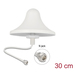 Delock 4G WiFi Antenne N Buchse 30 cm RG-58 omnidirektional Deckenmontage - Omnidirektional - 3 dB